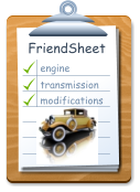 FriendSheet engine transmission modifications